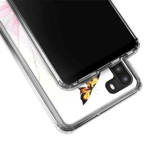 LA Williams Butterfly Fairy Galaxy A21 Clear Case