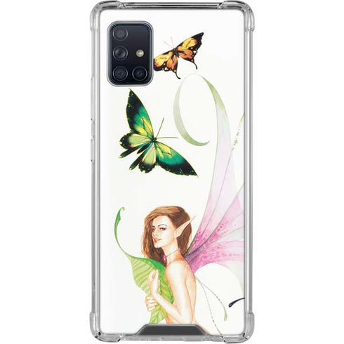 LA Williams Butterfly Fairy Galaxy A51 5G Clear Case