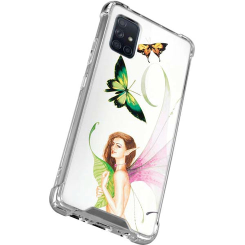 LA Williams Butterfly Fairy Galaxy A51 5G Clear Case