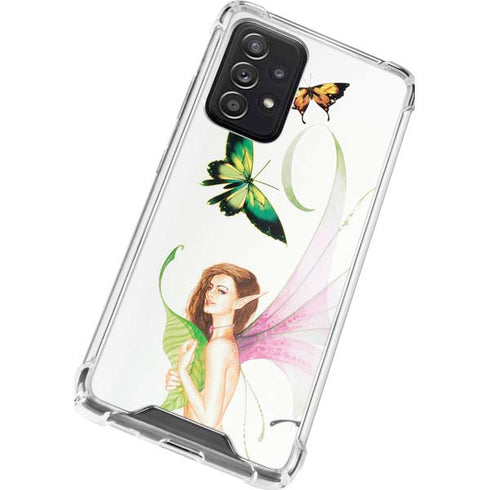 LA Williams Butterfly Fairy Galaxy A52 5G Clear Case