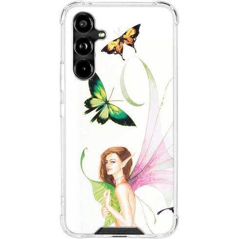 Butterfly Fairy by LA Williams Galaxy A54 5G Clear Case