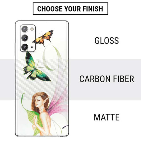 LA Williams Butterfly Fairy Galaxy Note20 5G Skin