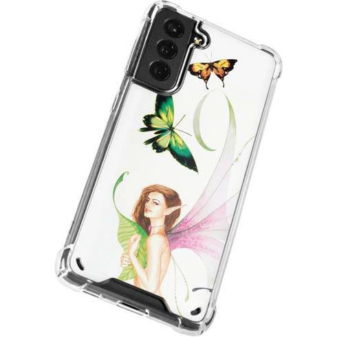 LA Williams Butterfly Fairy Galaxy S21 Plus 5G Clear Case