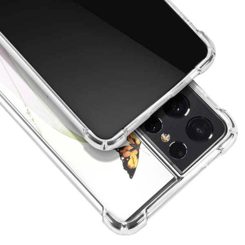 LA Williams Butterfly Fairy Galaxy S21 Ultra 5G Clear Case