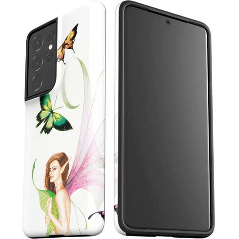 LA Williams Butterfly Fairy Galaxy S21 Ultra 5G Pro Case