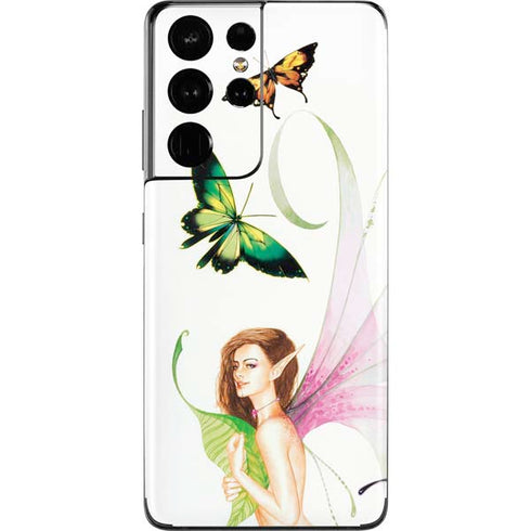 LA Williams Butterfly Fairy Galaxy S21 Ultra 5G Skin