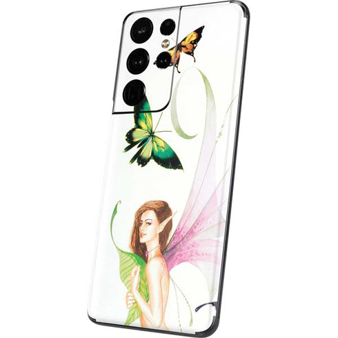 LA Williams Butterfly Fairy Galaxy S21 Ultra 5G Skin