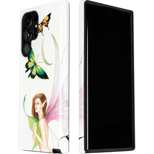 LA Williams Butterfly Fairy Galaxy S22 Ultra Pro Case