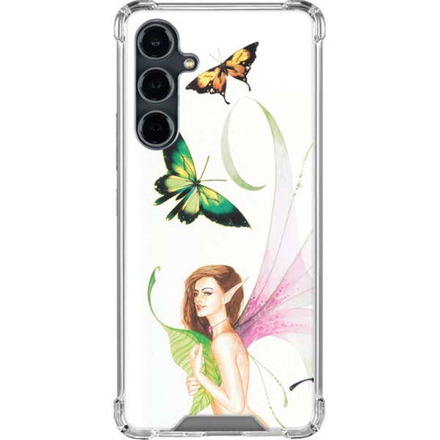 Butterfly Fairy by LA Williams Galaxy S23 FE Clear Case
