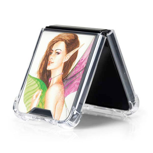 Butterfly Fairy by LA Williams Galaxy Z Flip5 5G Clear Case