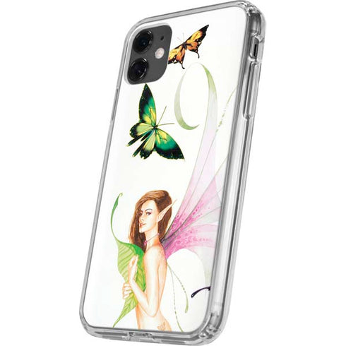 Butterfly Fairy by LA Williams iPhone 11 Clear Case