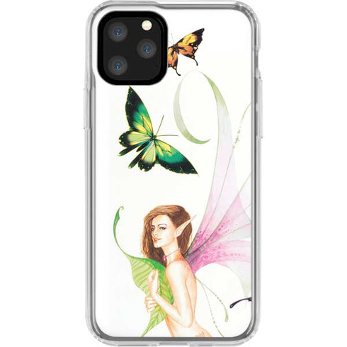 Butterfly Fairy by LA Williams iPhone 11 Pro Clear Case