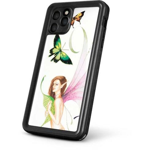 LA Williams Butterfly Fairy iPhone 11 Pro Max Waterproof Case