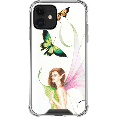 LA Williams Butterfly Fairy iPhone 12 Clear Case