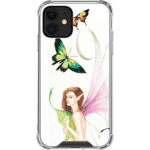LA Williams Butterfly Fairy iPhone 12 Mini Clear Case