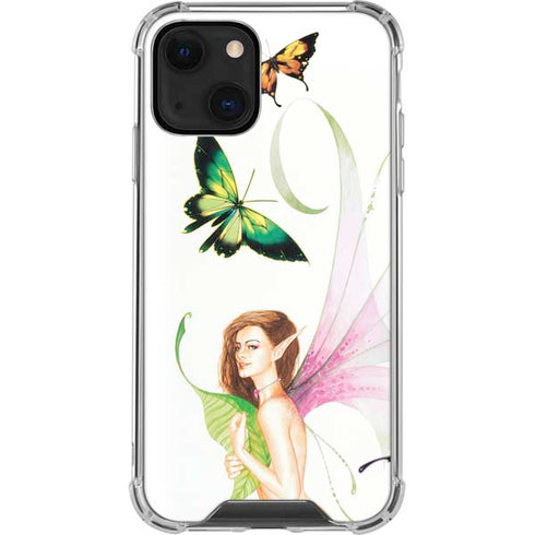 LA Williams Butterfly Fairy iPhone 14 Clear Case