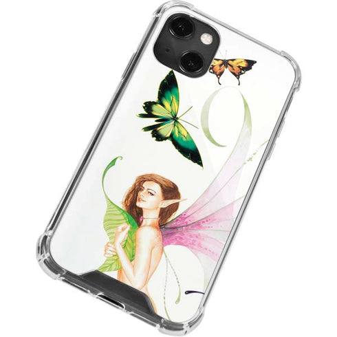LA Williams Butterfly Fairy iPhone 14 Plus Clear Case