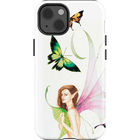 Butterfly Fairy by LA Williams iPhone 15 Impact Case