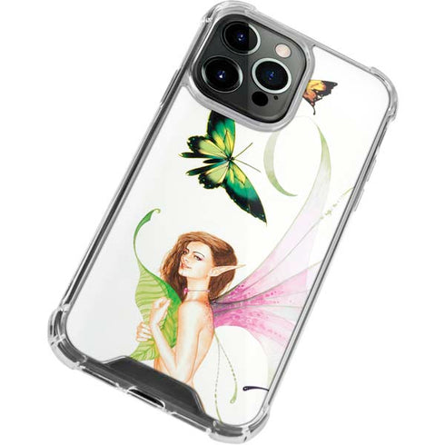 Butterfly Fairy by LA Williams iPhone 15 Pro Clear Case