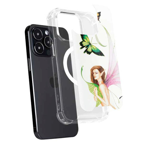 Butterfly Fairy by LA Williams iPhone 15 Pro MagSafe Case