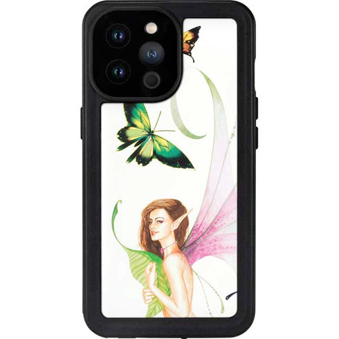 LA Williams Butterfly Fairy iPhone 14 Pro Max Waterproof Case