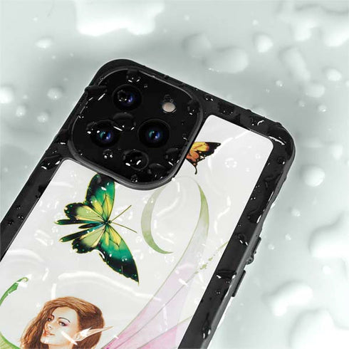 LA Williams Butterfly Fairy iPhone 14 Pro Max Waterproof Case