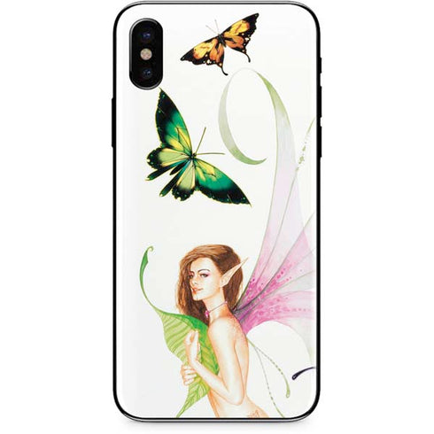 LA Williams Butterfly Fairy iPhone X Skin