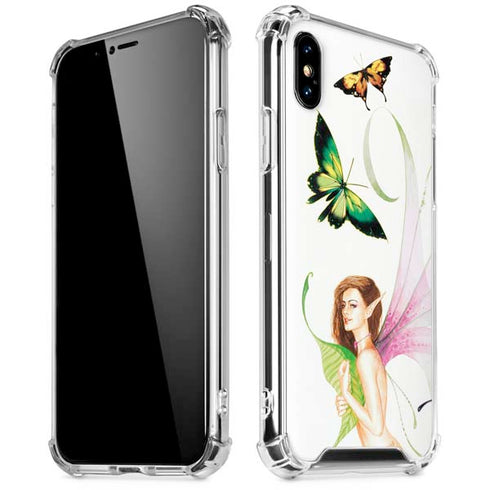 Butterfly Fairy by LA Williams iPhone XS Max Clear Case