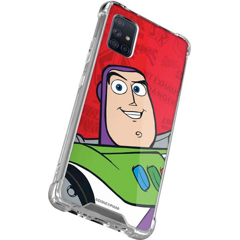 Disney Toy Story Buzz Lightyear Galaxy A71 5G Clear Case