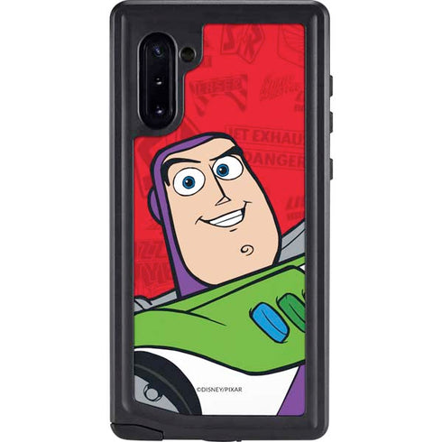 Disney Toy Story Buzz Lightyear Galaxy Note 10 Waterproof Case