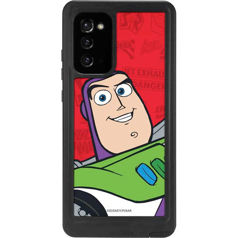 Disney Toy Story Buzz Lightyear Galaxy Note20 5G Waterproof Case