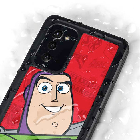 Disney Toy Story Buzz Lightyear Galaxy Note20 5G Waterproof Case