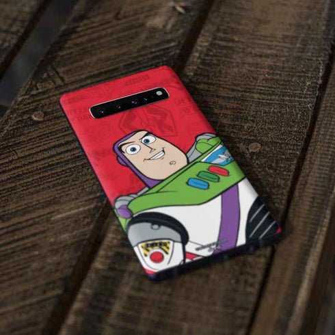 Disney Toy Story Buzz Lightyear Galaxy S10 Plus Skin