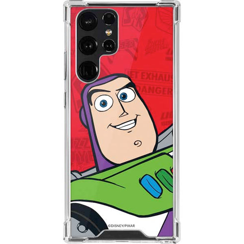 Disney Toy Story Buzz Lightyear Galaxy S22 Ultra Clear Case
