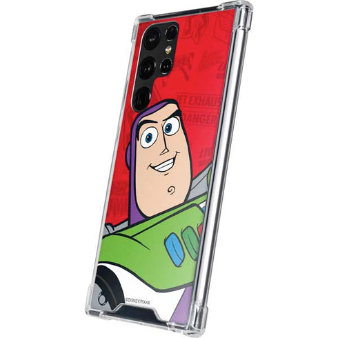 Disney Toy Story Buzz Lightyear Galaxy S22 Ultra Clear Case