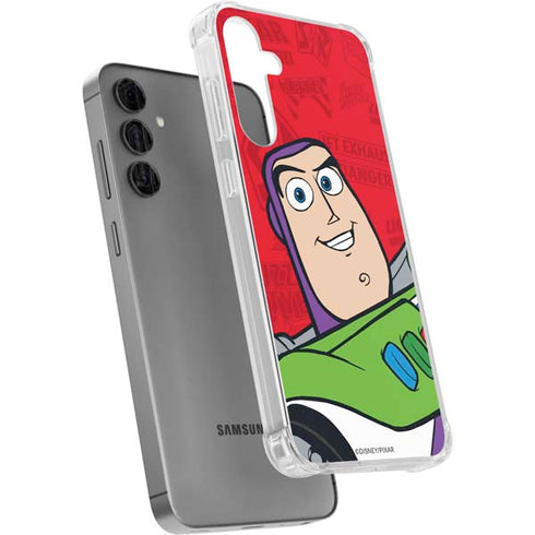 Disney Toy Story Buzz Lightyear Galaxy S24 Plus Clear Case