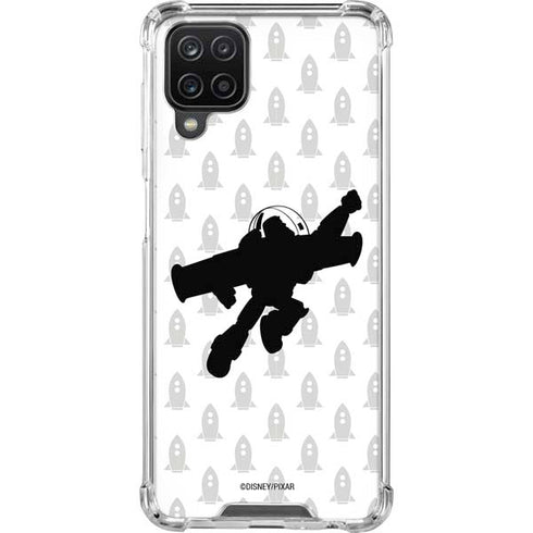 Disney Toy Story Buzz Lightyear Silhouette Galaxy A12 Clear Case