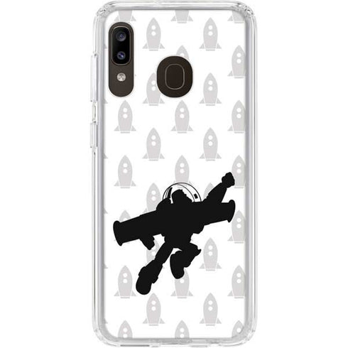 Disney Toy Story Buzz Lightyear Silhouette Galaxy A20 Clear Case