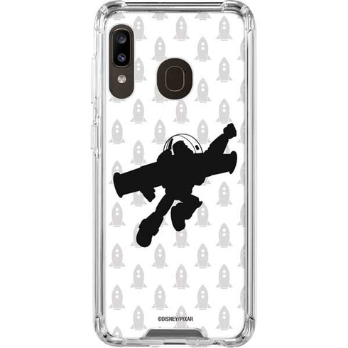 Disney Toy Story Buzz Lightyear Silhouette Galaxy A30 Clear Case