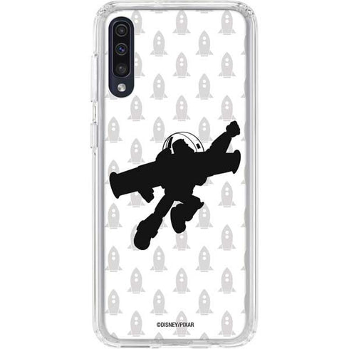 Disney Toy Story Buzz Lightyear Silhouette Galaxy A50 Clear Case