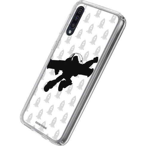 Disney Toy Story Buzz Lightyear Silhouette Galaxy A50 Clear Case