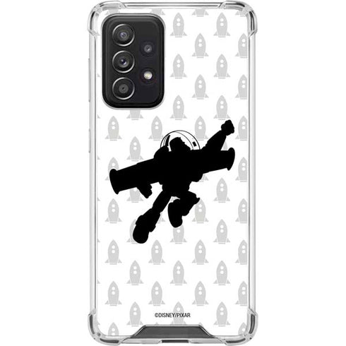 Disney Toy Story Buzz Lightyear Silhouette Galaxy A52 5G Clear Case