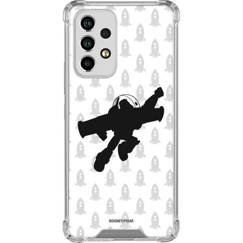 Disney Toy Story Buzz Lightyear Silhouette Galaxy A53 5G Clear Case