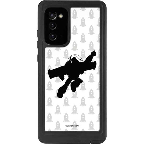 Disney Toy Story Buzz Lightyear Silhouette Galaxy Note20 5G Waterproof Case