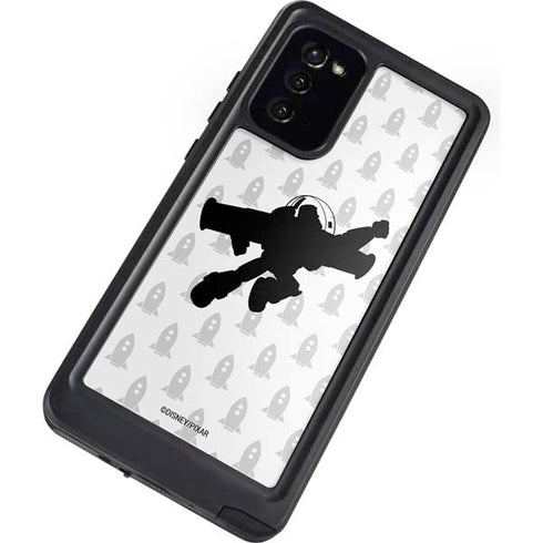Disney Toy Story Buzz Lightyear Silhouette Galaxy Note20 5G Waterproof Case