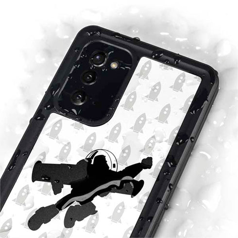 Disney Toy Story Buzz Lightyear Silhouette Galaxy Note20 5G Waterproof Case