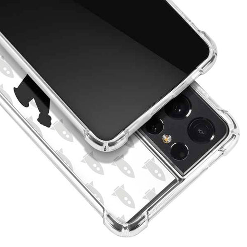 Disney Toy Story Buzz Lightyear Silhouette Galaxy S21 Ultra 5G Clear Case