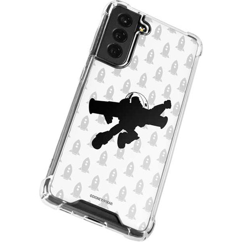 Disney Toy Story Buzz Lightyear Silhouette Galaxy S22 Clear Case