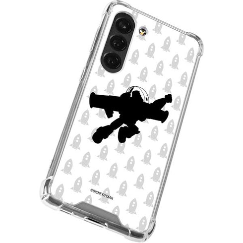 Disney Toy Story Buzz Lightyear Silhouette Galaxy S23 Clear Case