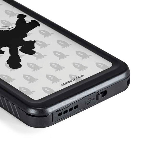 Disney Toy Story Buzz Lightyear Silhouette Galaxy S23 Waterproof Case